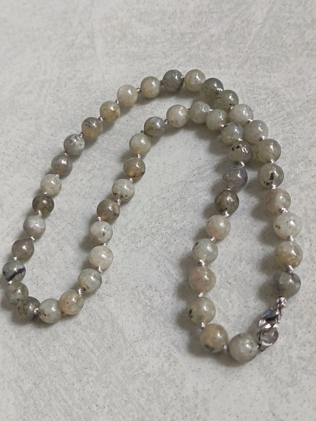 Collier Labradorite Perles 8mm - 45cm - Bijouxlithotresors