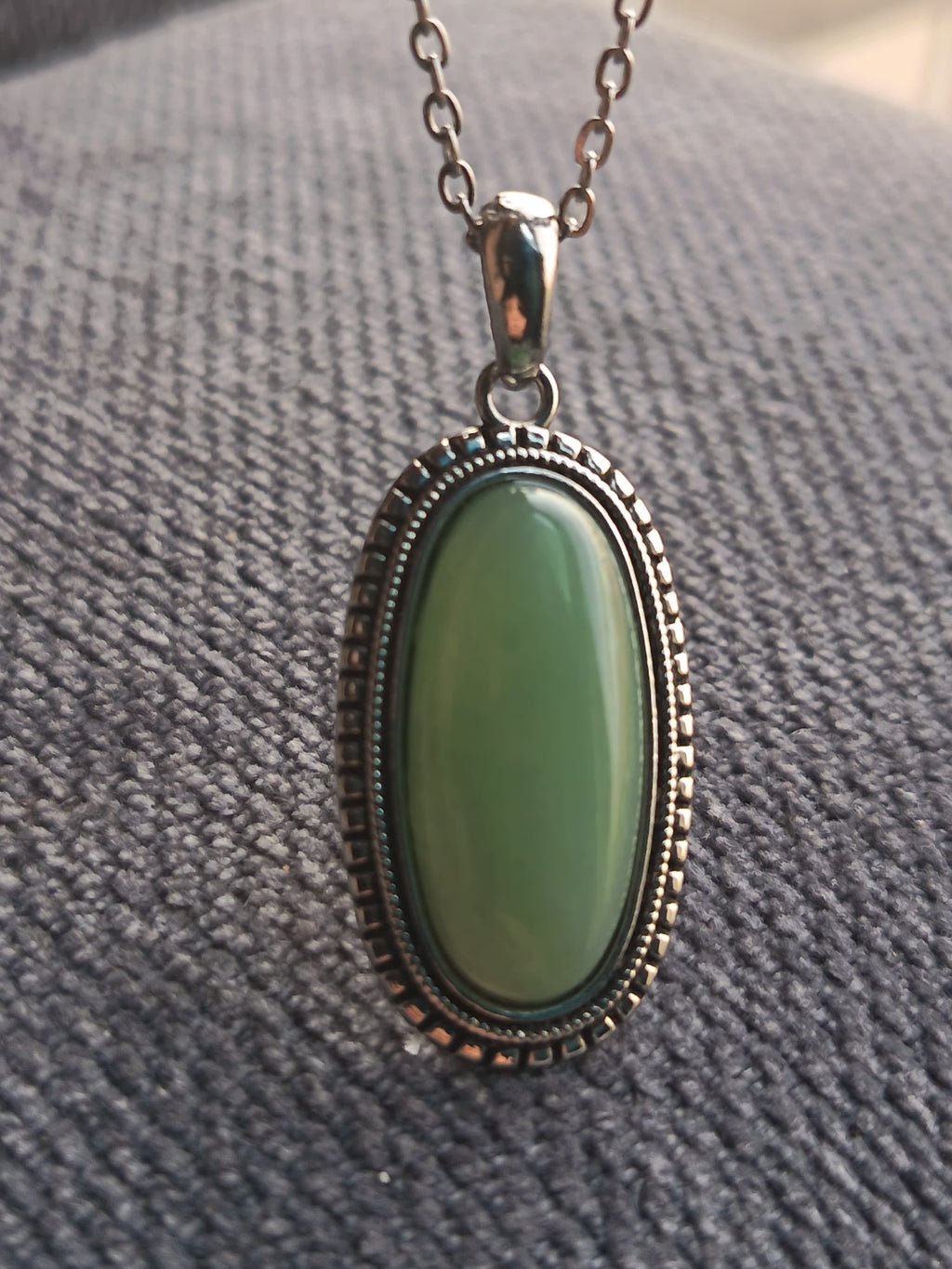 Collier Aventurine style vintage