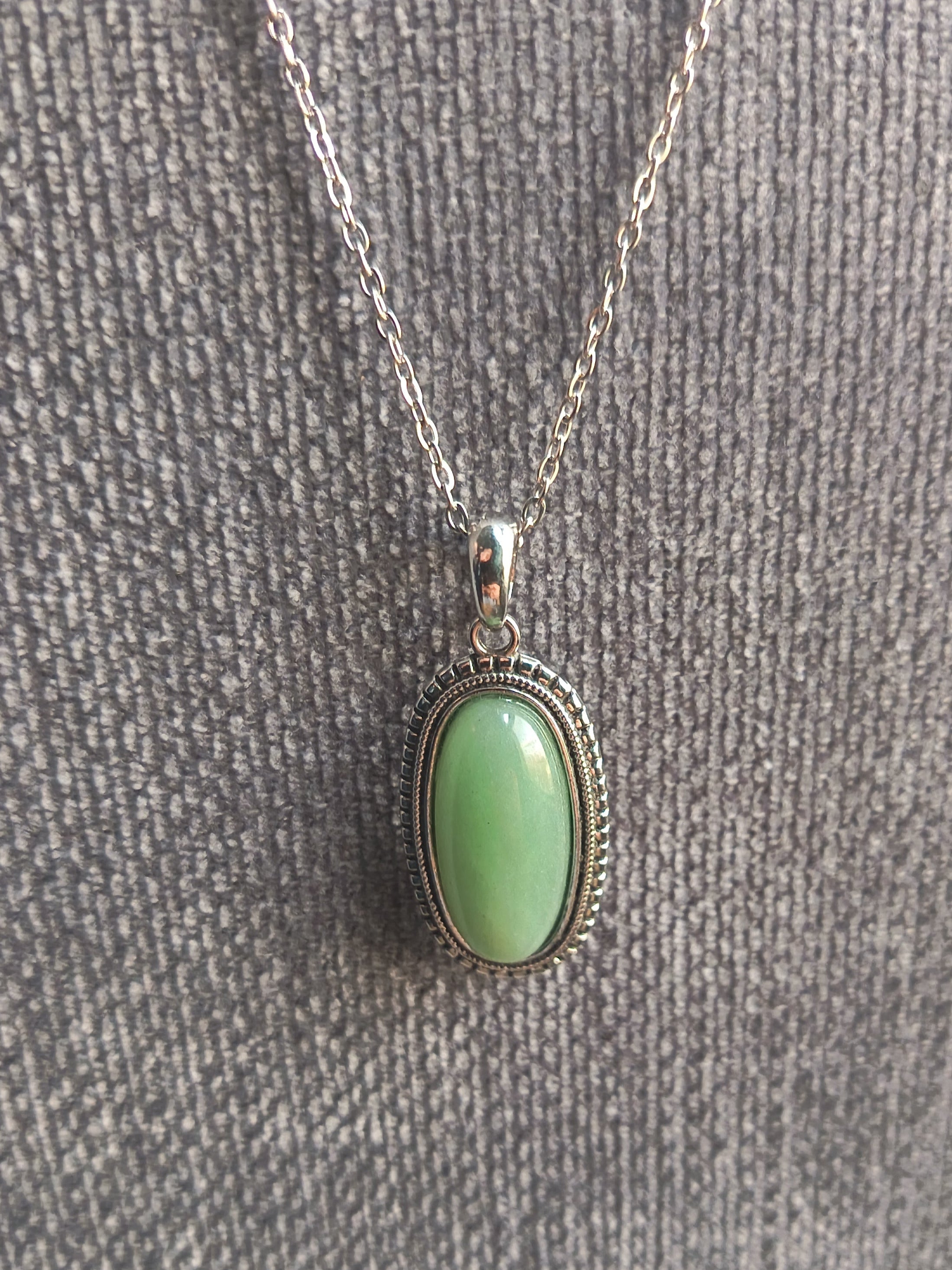 Collier Aventurine style vintage