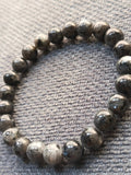 Bracelet Larvikite Norvège 8mm Pierre Naturelle Protection Lithothérapie - Bijouxlithotresors