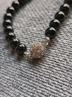 Collier 7 Chakras Tourmaline Améthyste - Bijoux Pierres Naturelles - Bijouxlithotresors