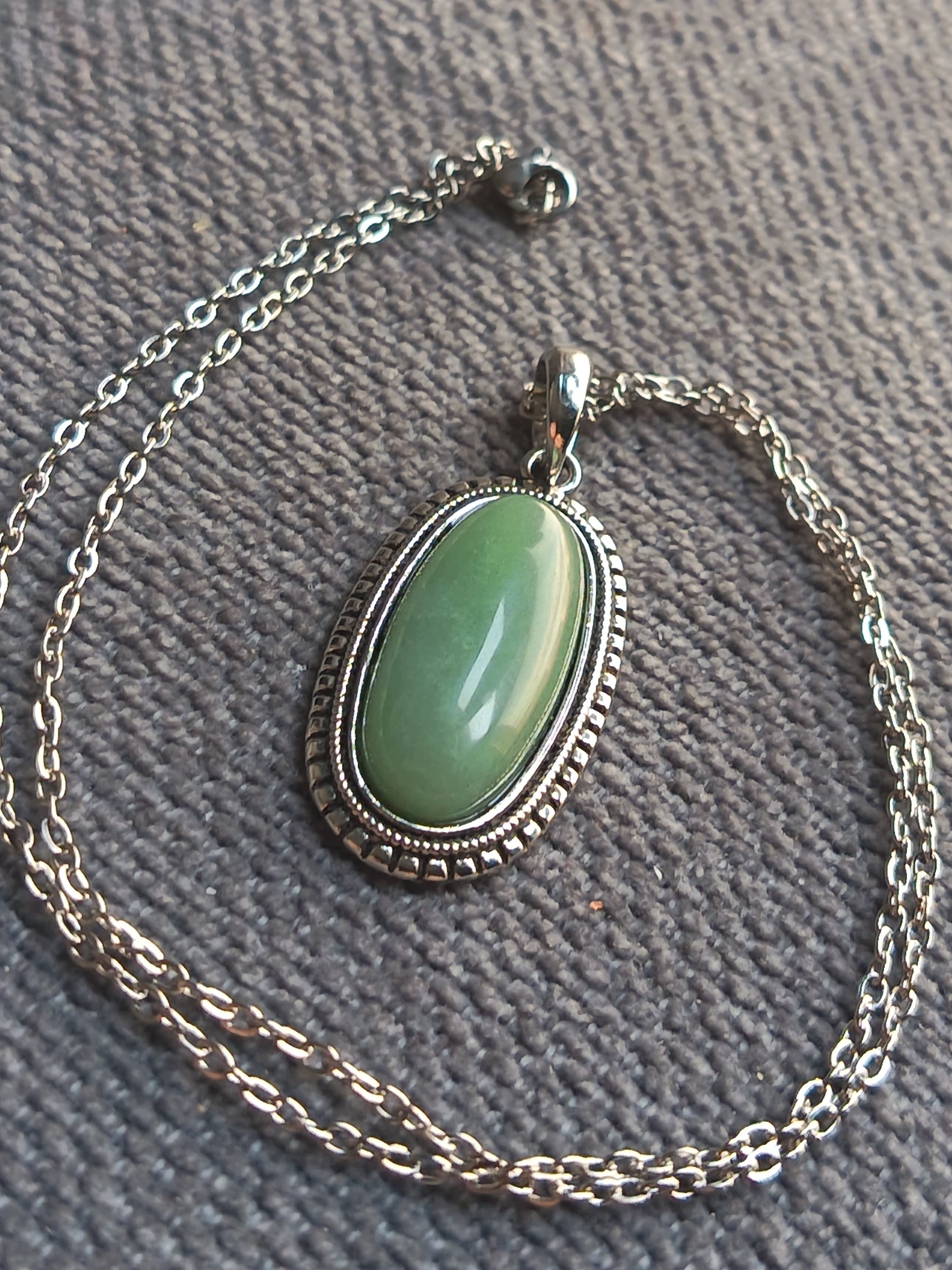 Collier Aventurine style vintage